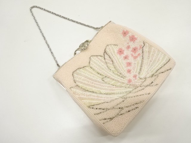 JAPANESE KIMONO / BEADED HANDBAG